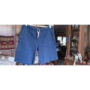 Men's Abbot Main size L blue sweat shorts draw string casual beach